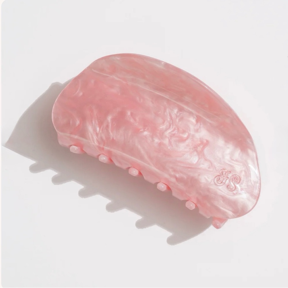 NWT Frasier Sterling Jelly Claw Clip, Hair Clip in Pink